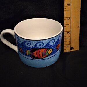 Whimsical Fun Fish Teacup